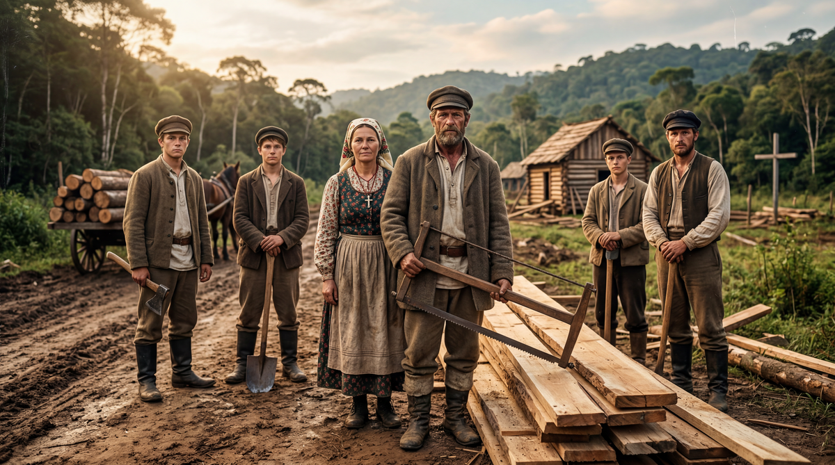 Herança Polonesa — Ilustração IA