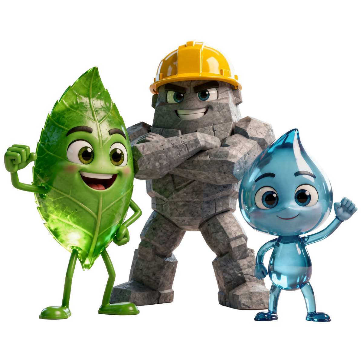 Mascote Mate, Xisto e Água