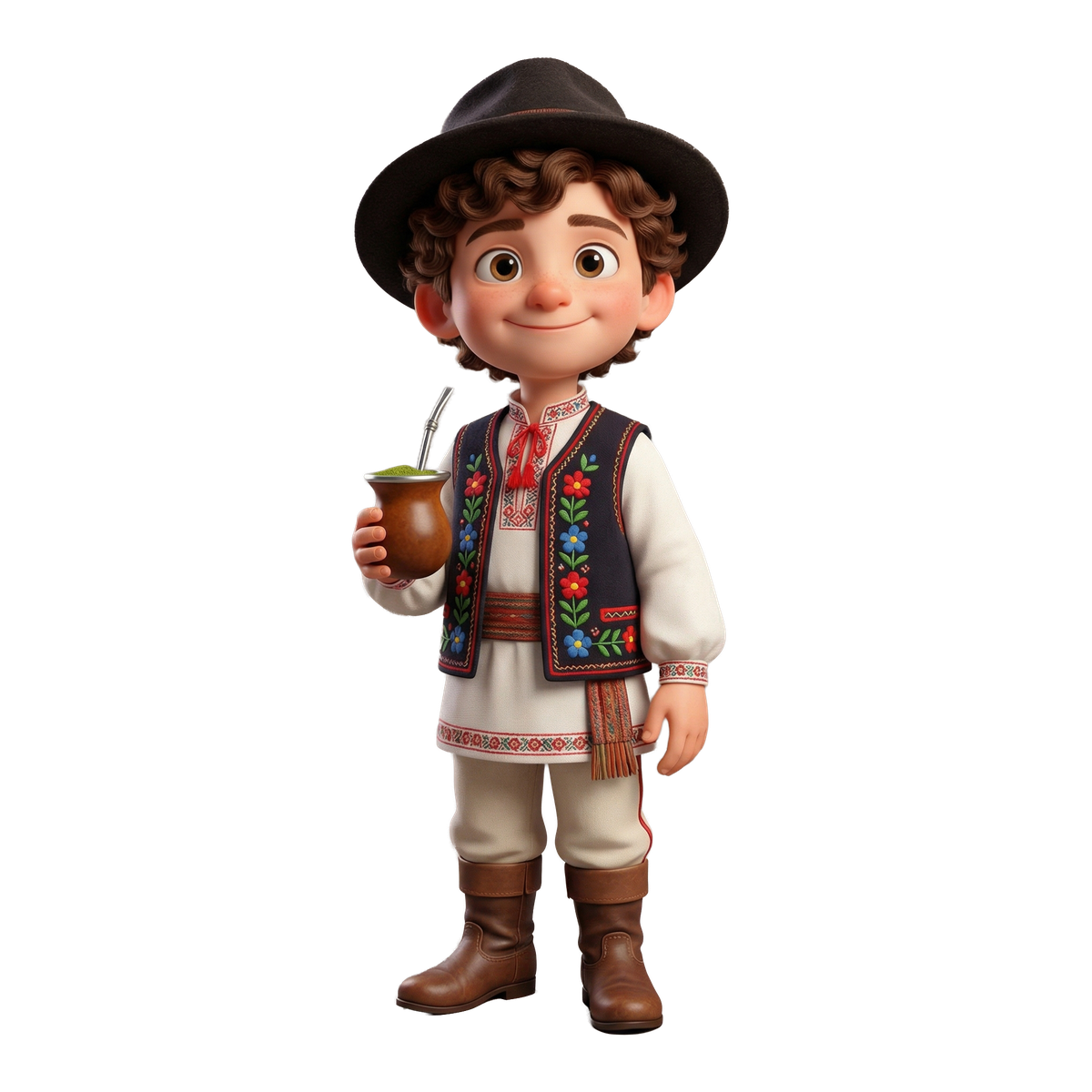 Mascote Menino Polonês — Variação